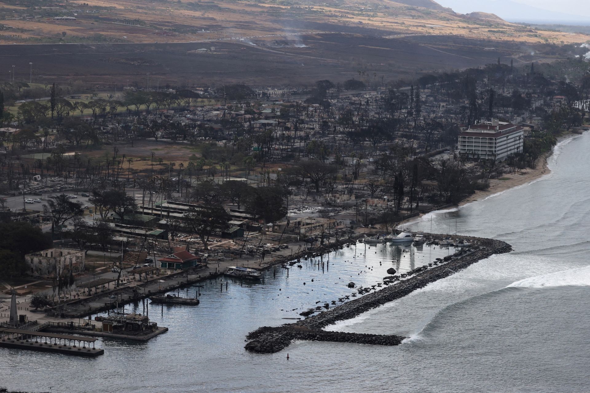 Devastating Wildfire Strikes Lahaina, Maui Island, Hawaii