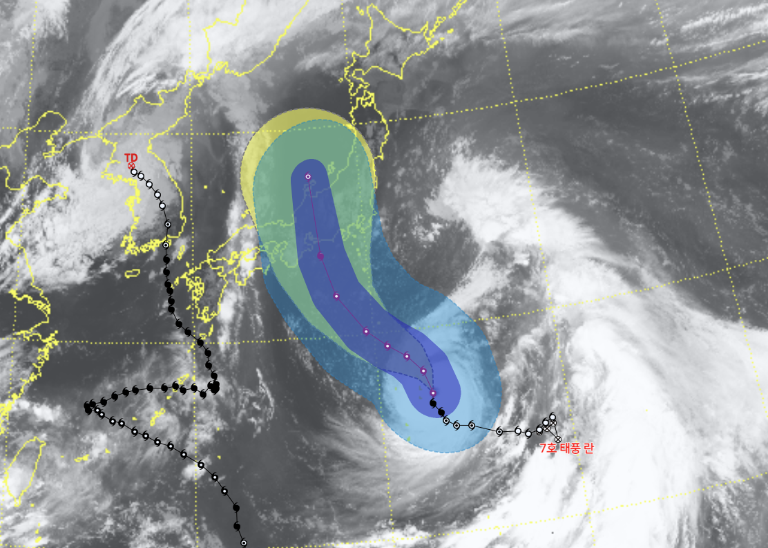 Typhoon Ran Approaching: Expected Movement Path and Possible Impact on Japan and Korea